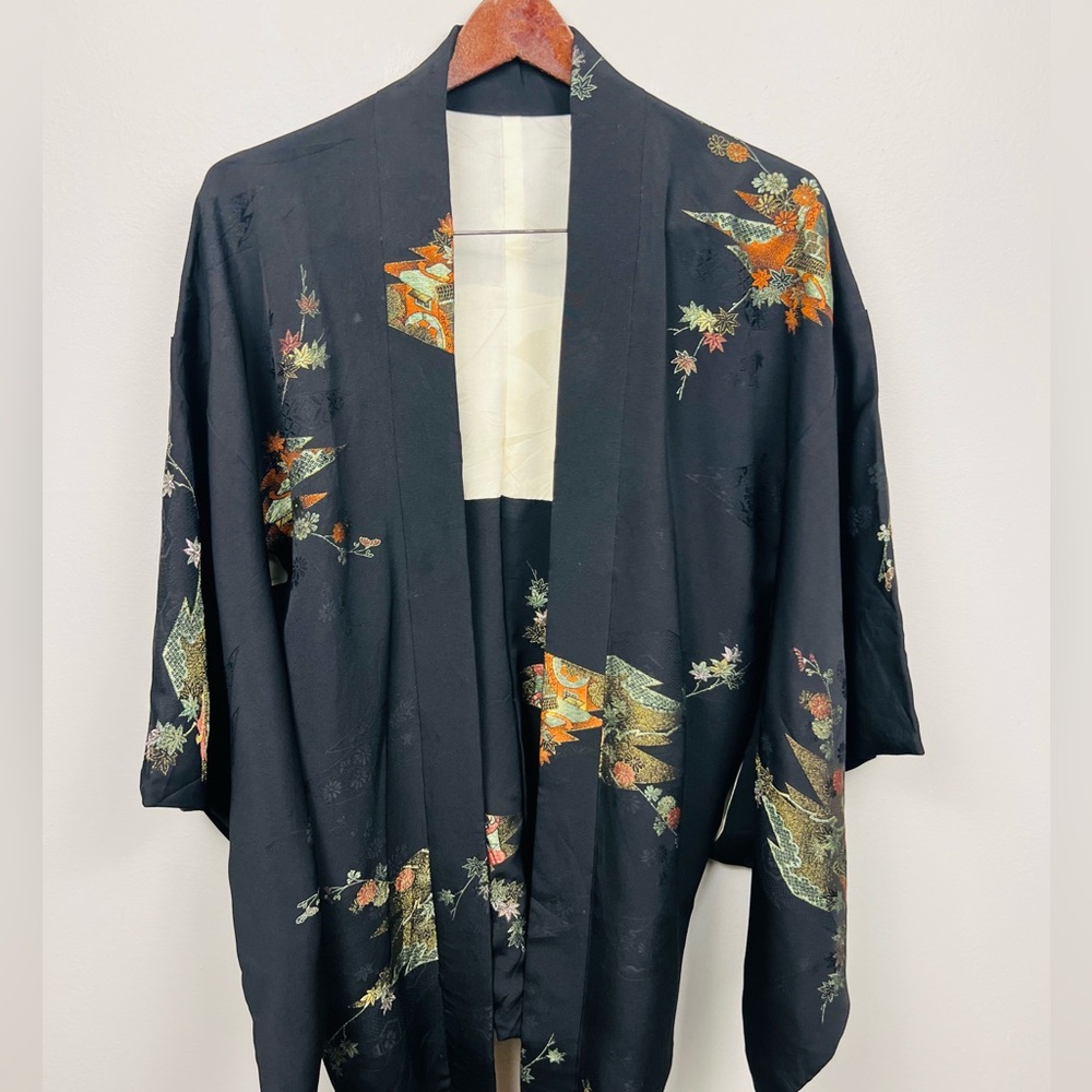 Japanese Haori Jacket · Embroidered - Picture 3 of 15